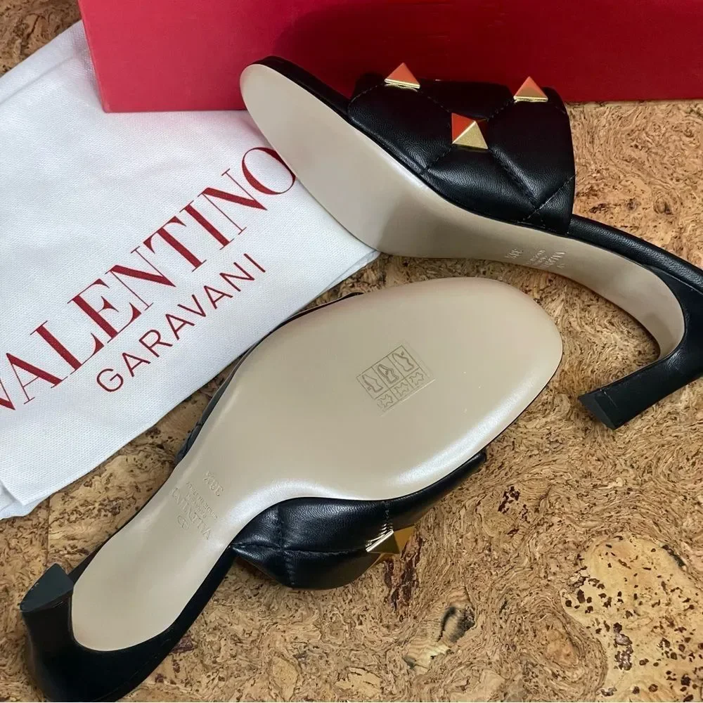 SOLD!!!!VALENTINO GARAVANI Slide Sandal EU 38.5 FREE AUTHENTIC - Picture 11 of 16